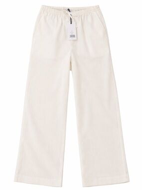 Onia Wide-Leg Pants in Off-White/Cream